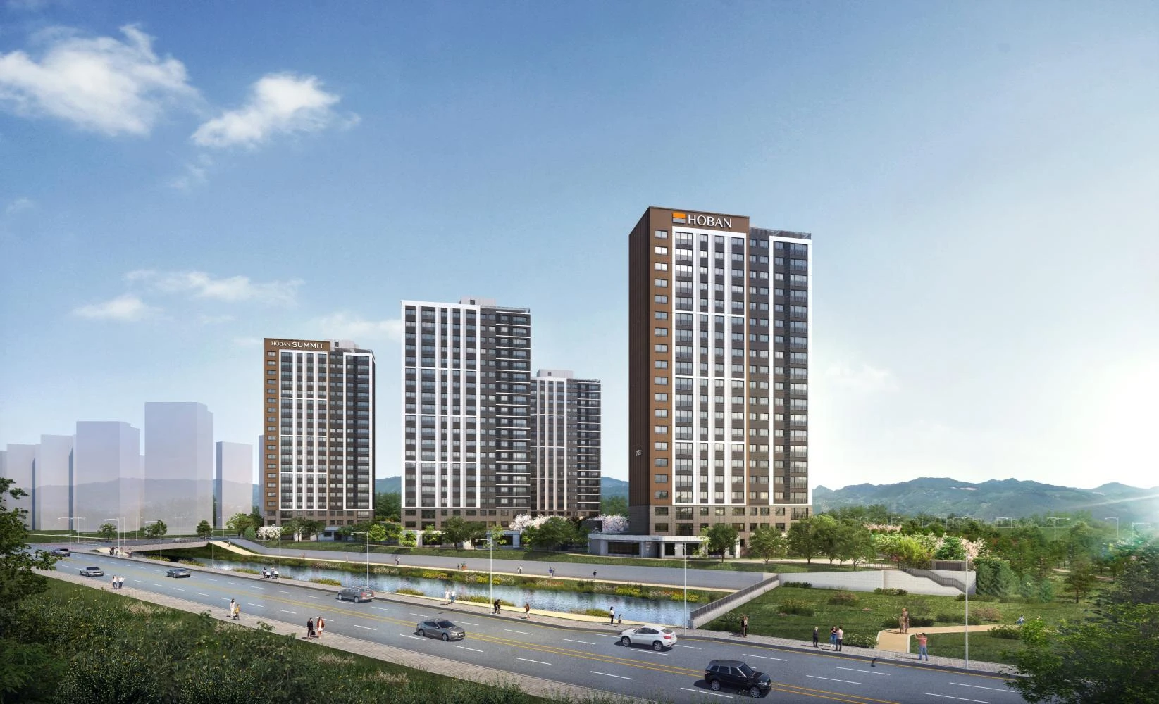 첨단3지구 호반써밋 A7블럭 투시도
